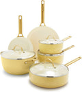 Hard Anodized Ceramic Nonstick 10 Piece Cookware Set U19227