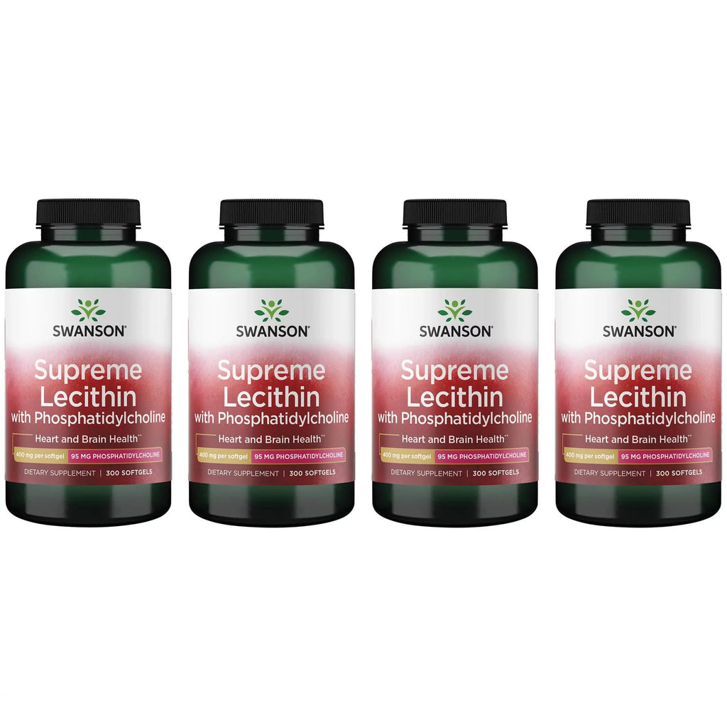 Lecithin with Phosphatidylcholine 300 Sgels 4 Pack O106