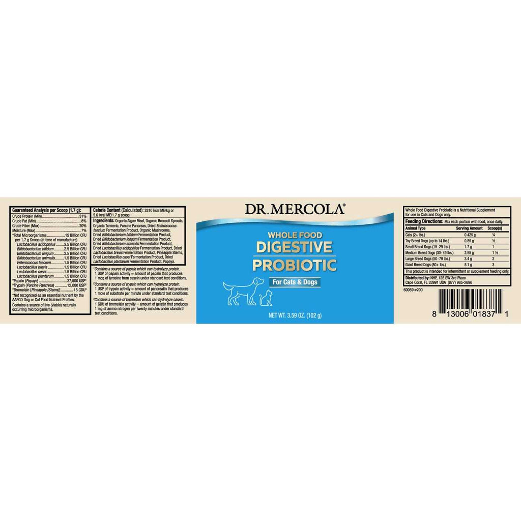 Whole Food Digestive Probiotic Z8535