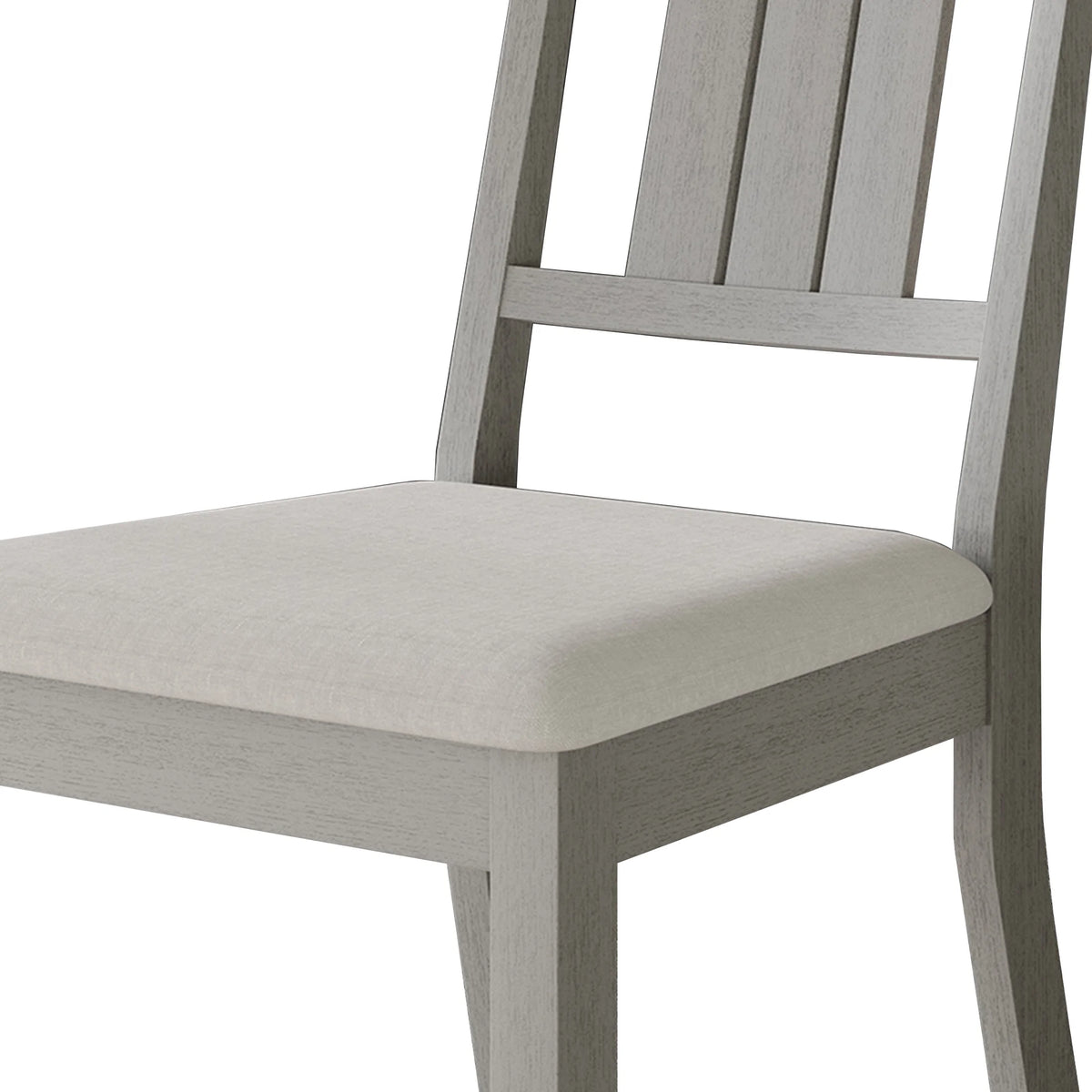 White Wooden Dining Chair Set of 2 P300669