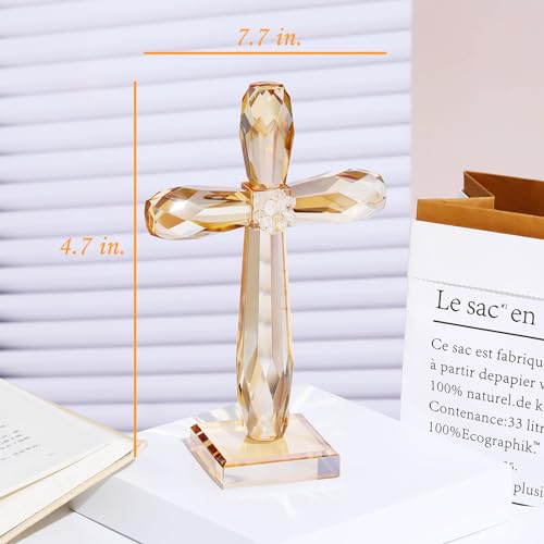 Crystal Standing Cross Decor B545200