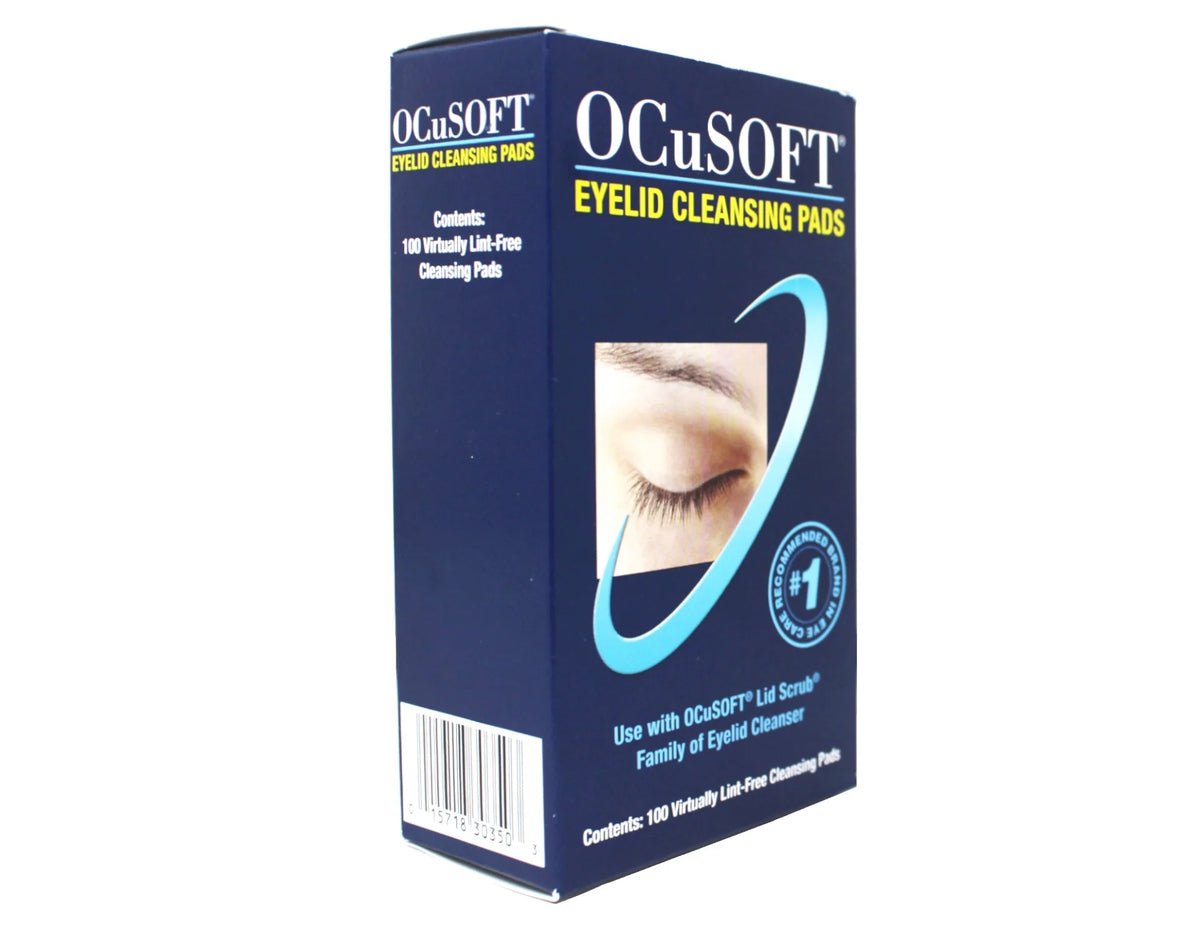 Eye Lid Cleansing Pads, 100 Ea, 6 Pack I665627