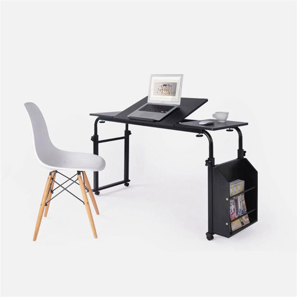 Stretchable Computer Desk with Wheels X279307