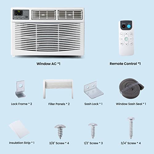 6,000 BTU Window Air Conditioner with Remote & APP Control O8950