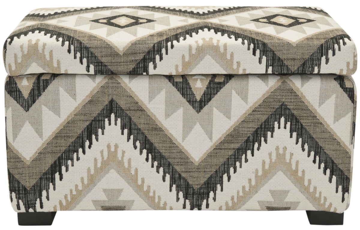 Rustic Solid Upholstered Storage Bench Z665755