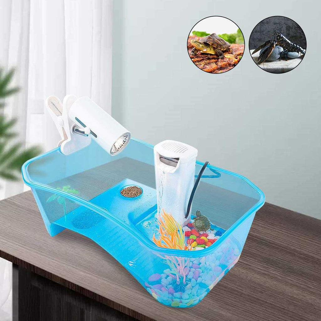 Turtle Tank Aquarium with Platform Plants N331359