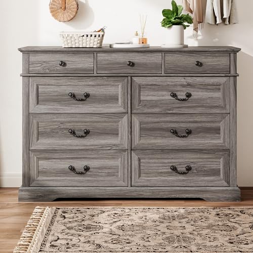 Beige 6 Drawer Wood Dresser H921414