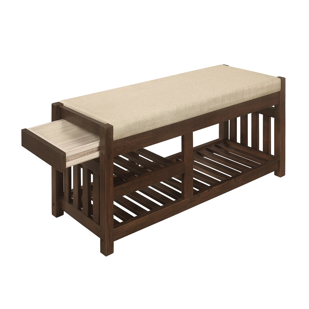 Cedar Shoe Storage Bench M4881