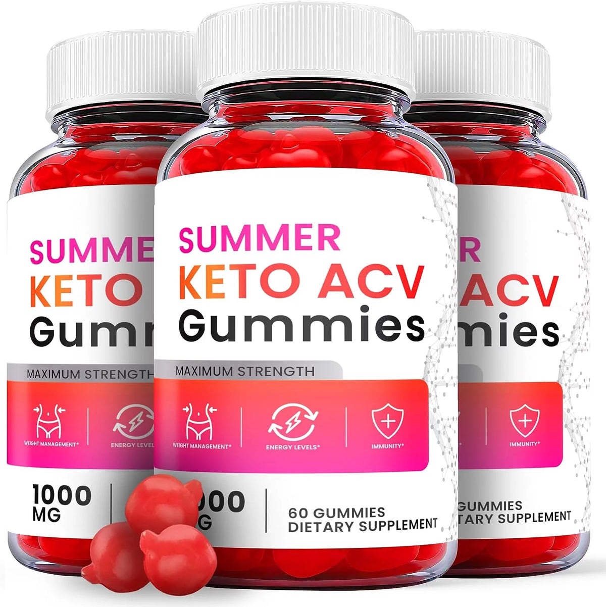Keto ACV Gummies Dietary Supplement 180 Gummies W573