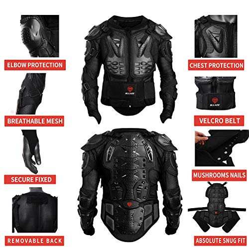 Motorcycle Protective Jacket with Full Body Armor O935917