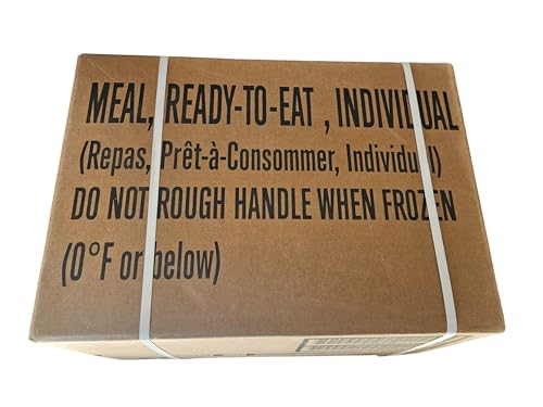 MRE Meal Ready to Eat with Entree Snacks Dessert Drink Mix Utensils W9509