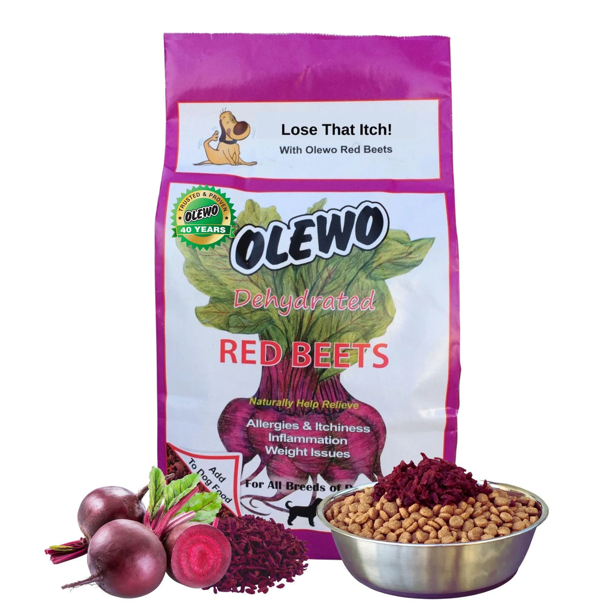 Dehydrated Red Beets Dog Food Topper 5.5 lbs U1866