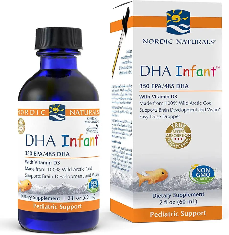 Unflavored 2 oz DHA Infant Omega-3 Vitamin D3 F86848