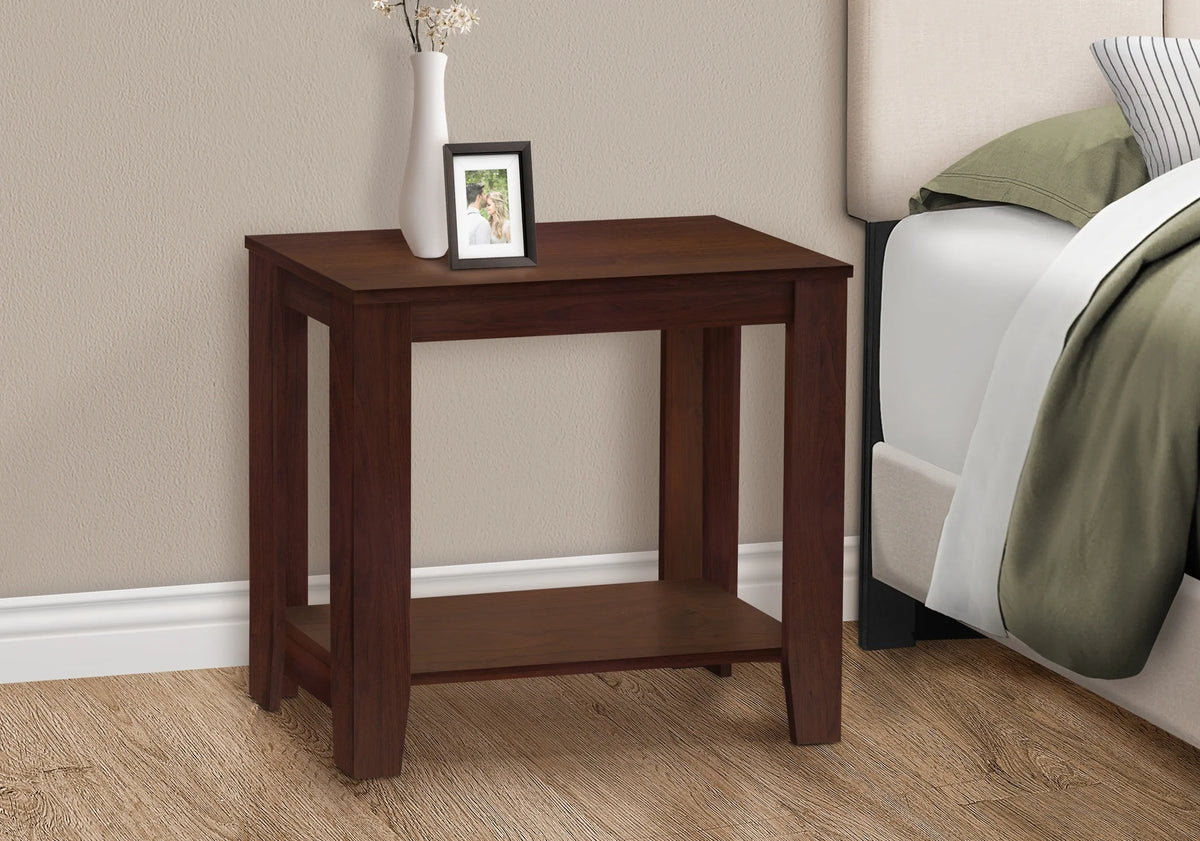 Brown Laminate Accent Table W19701