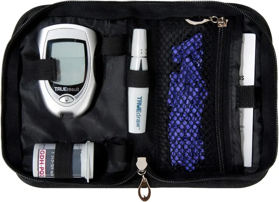 Portable Diabetes Testing Kit Case D208