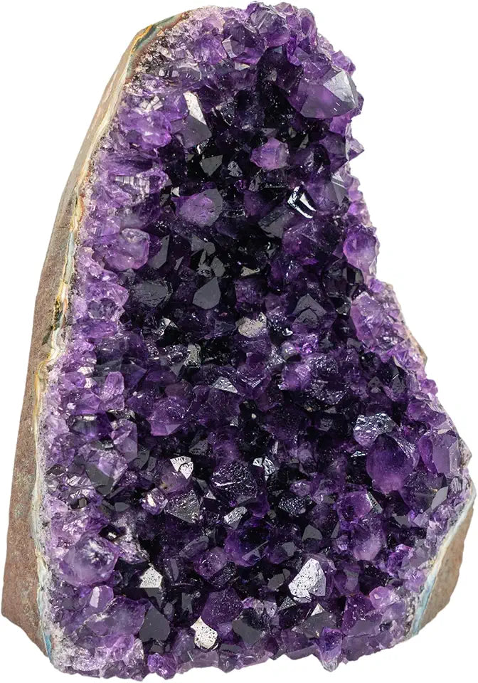 5.0 To 6.0 lbs Grade A+ Raw Dark Purple Amethyst Cluster Crystal E656
