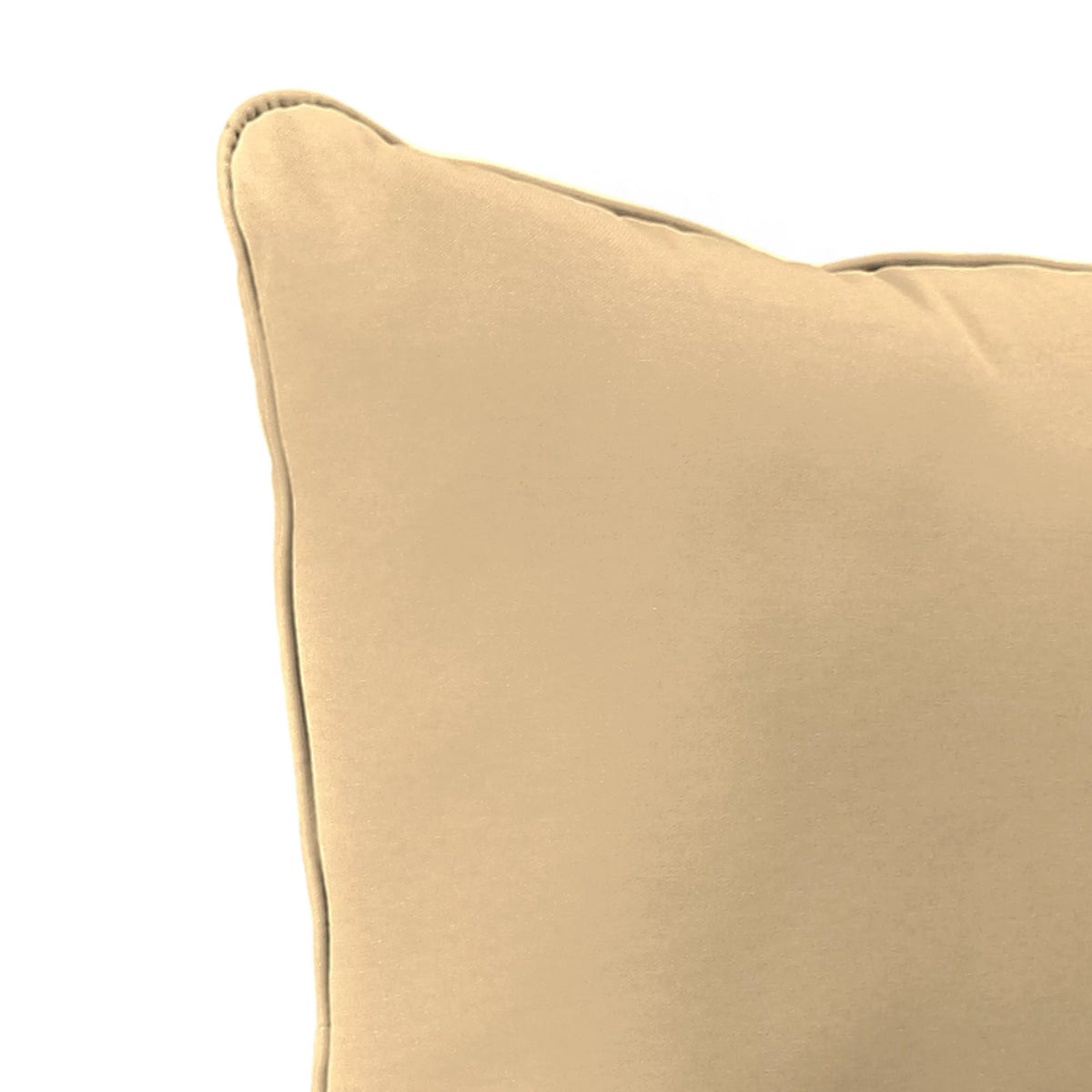 Antique Beige Square Outdoor Deep Seating Cushion and Back Cushion 2-Piece Set Y2320