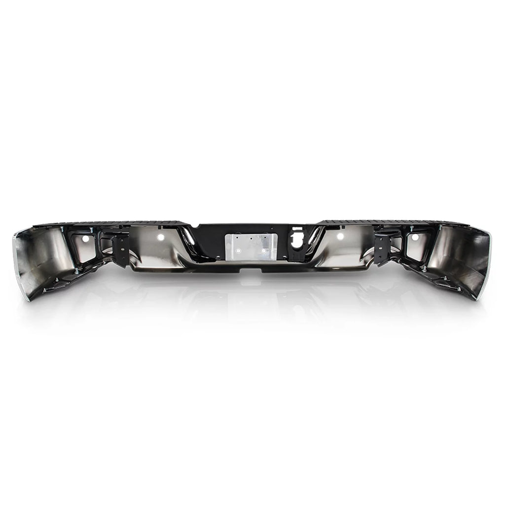 Chrome Rear Bumper Step Pad with Sensor Holes M3533