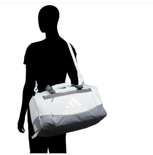 Large Black White Duffel Bag K8494
