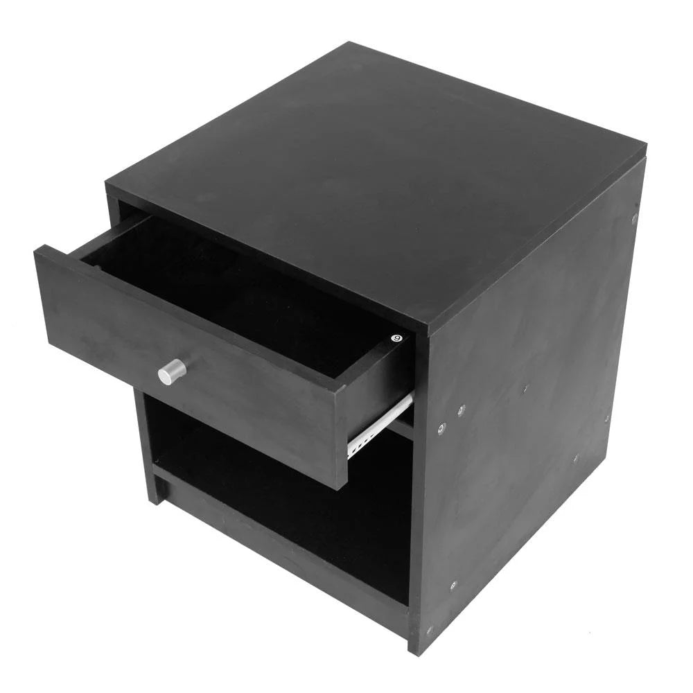 Black Nightstand End Table T381276
