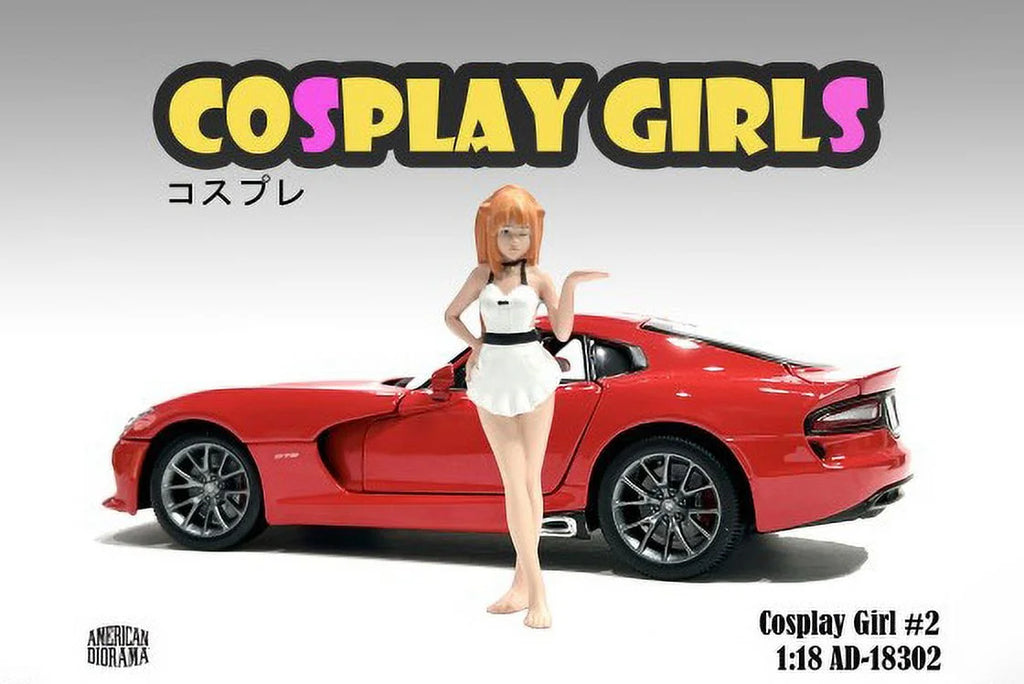 White 1/18 Scale Figurine A49262