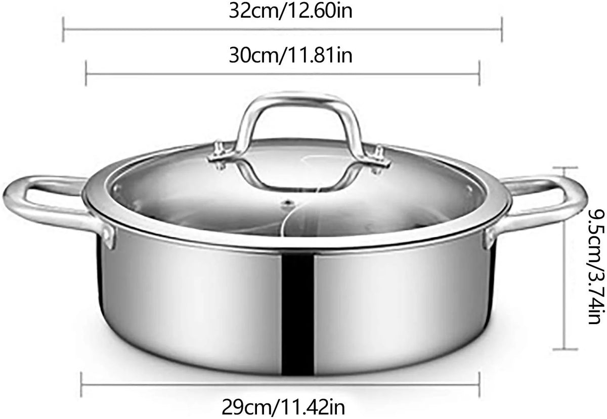Portable 304 Stainless Cookware Set with Lid N804755