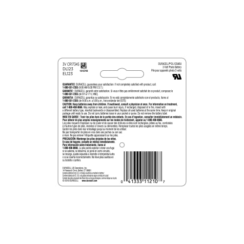 3V Lithium Battery, 12 Count E1944