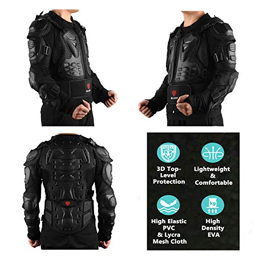 Motorcycle Protective Jacket with Full Body Armor O935917