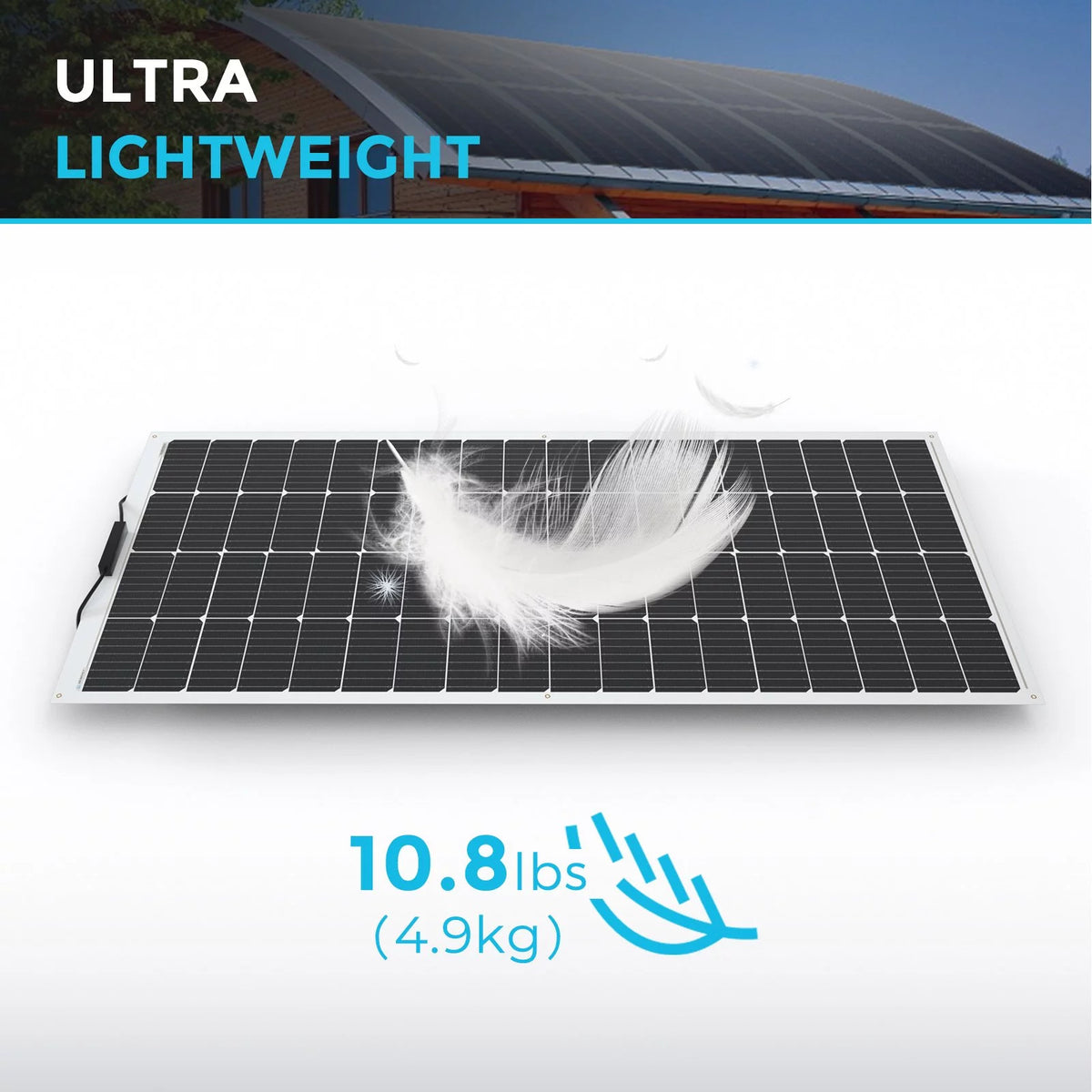 200 Watt 12 Volt Flexible Monocrystalline Solar Panel S40965