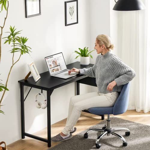 32 Inch Small Computer Office Desk with Storage Bag & Headphone Hooks K9781