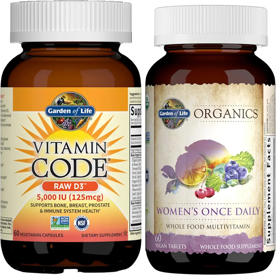 Women's Once Daily 60ct & Vitamin D3 5,000IU 60ct U73960