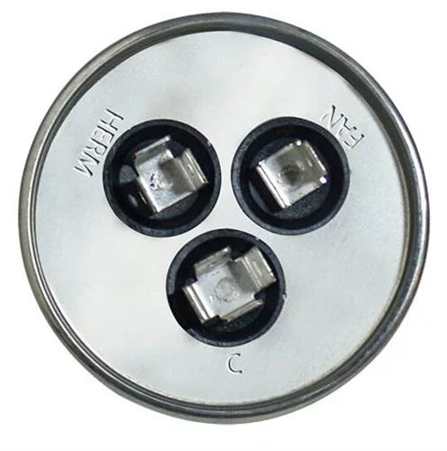 80/10 uF 440 VAC Dual Round Replacement Capacitor J877597