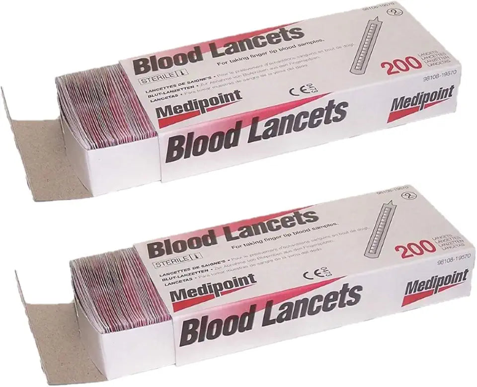 Stainless Steel Lancet 200ct Pack of 2 K3940