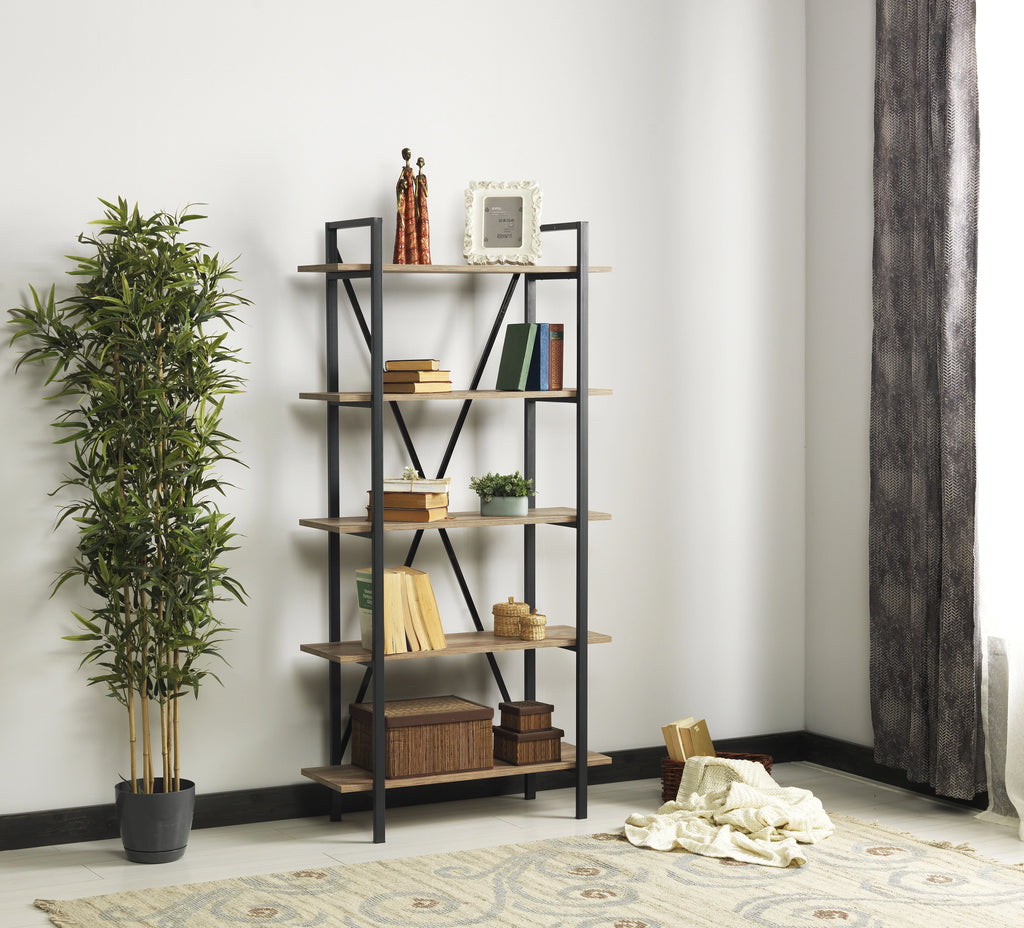 5 Tier Metal Bookshelf S67292