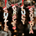 Wooden Christmas Tree Ornament S425