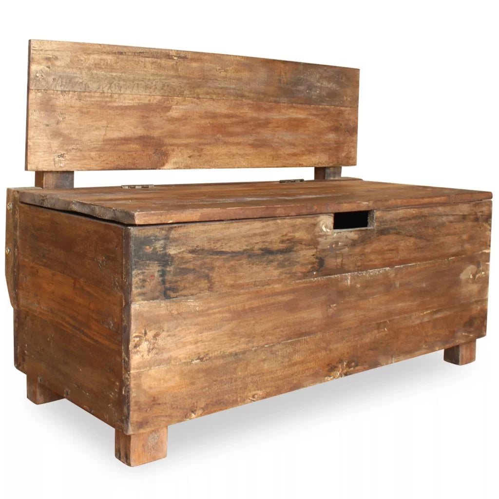 Solid Reclaimed Wood Bench X503413