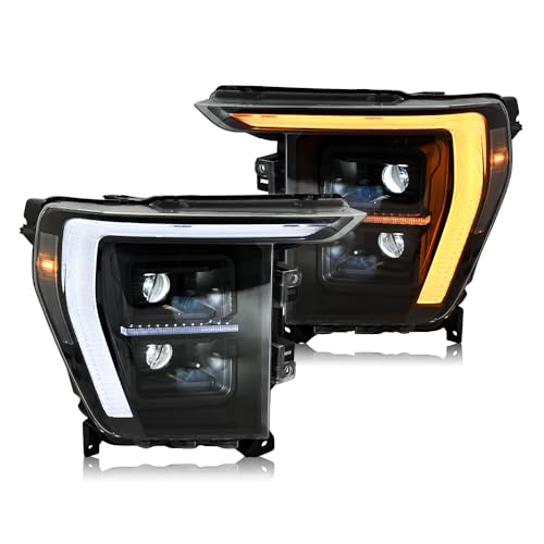 LED Headlights for F150 2021-2024 with Sequential Turn Signal S1861