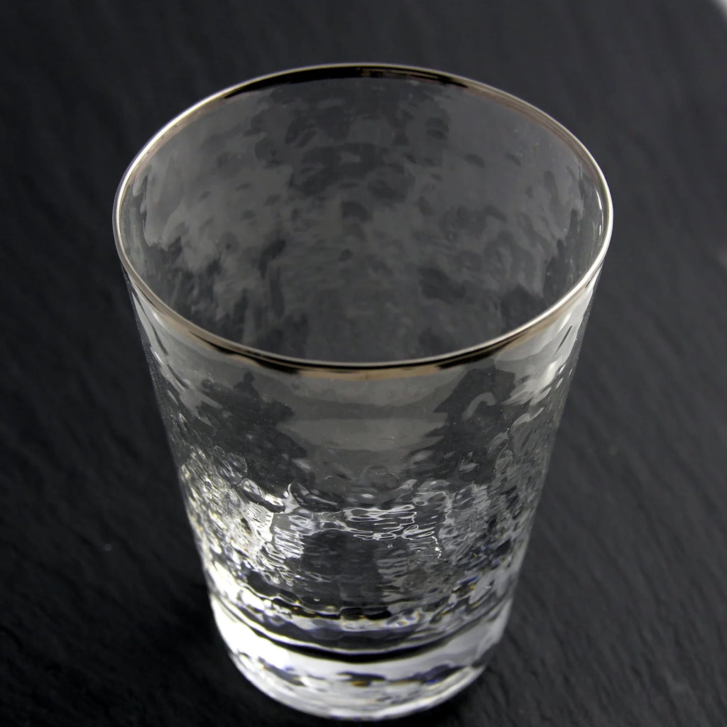 Metallic Rim Double Old Fashioned Set X52292