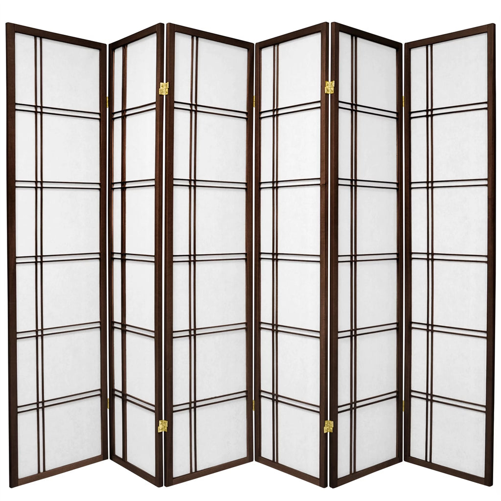 6 ft. Tall 6 Panel Shoji Screen Y204