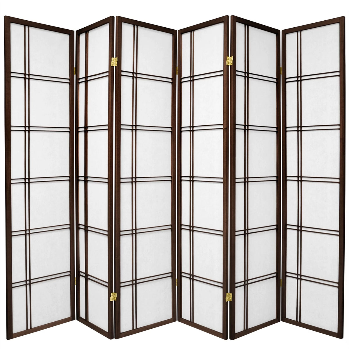 6 ft. Tall 6 Panel Shoji Screen Y204