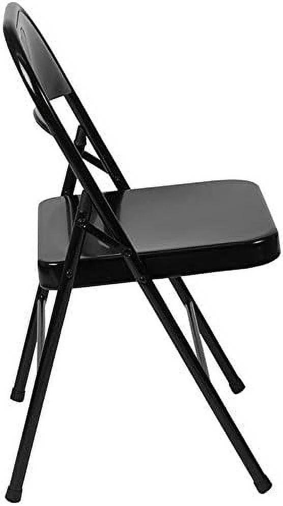 Black Metal Folding Chair F97498