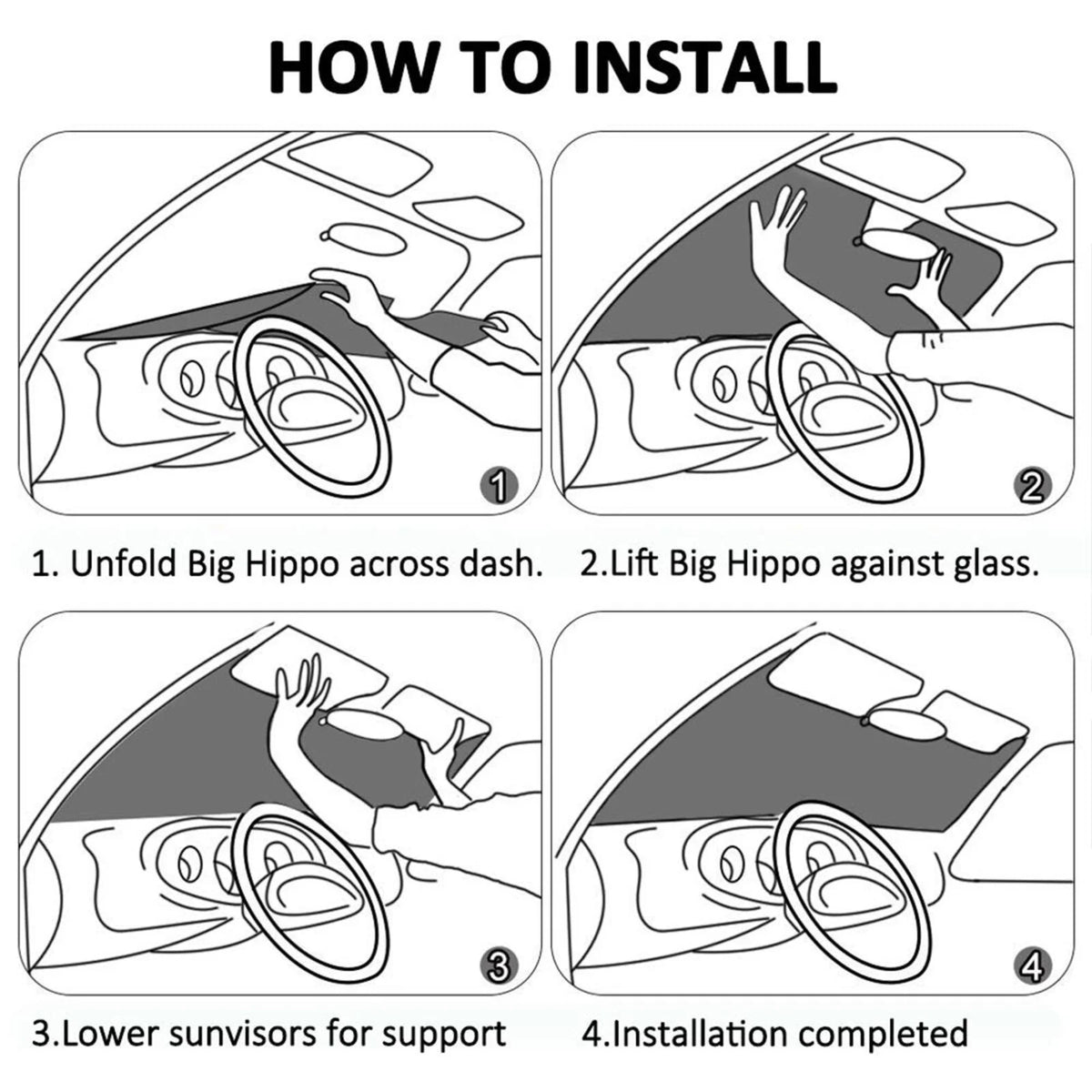 Christmas Windshield Sun Shade F347