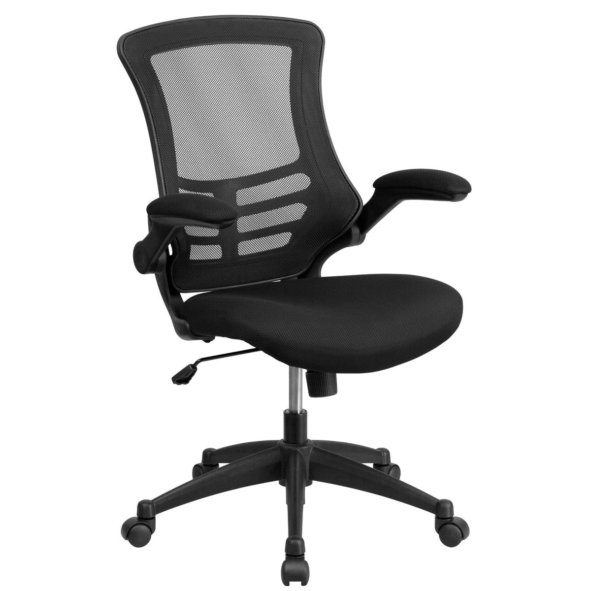 Adjustable Computer Desk, Ergonomic Mesh Office Chair and Mobile Filing Cabinet W943
