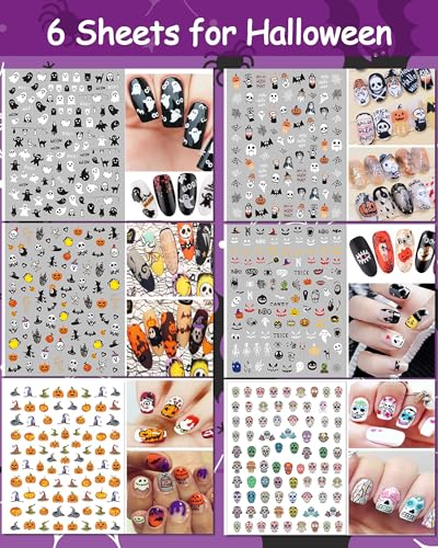Holiday Nail Art Stickers Variety Pack V305