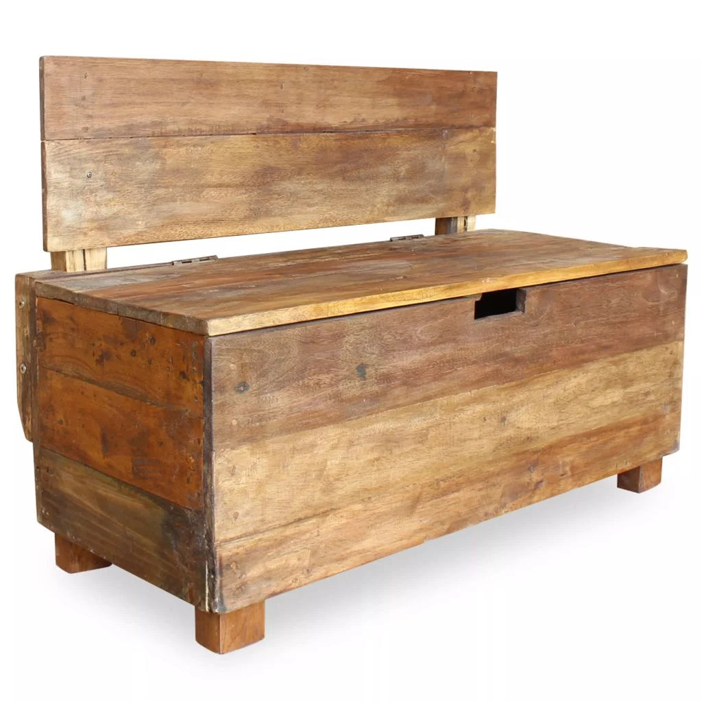 Solid Reclaimed Wood Bench X503413