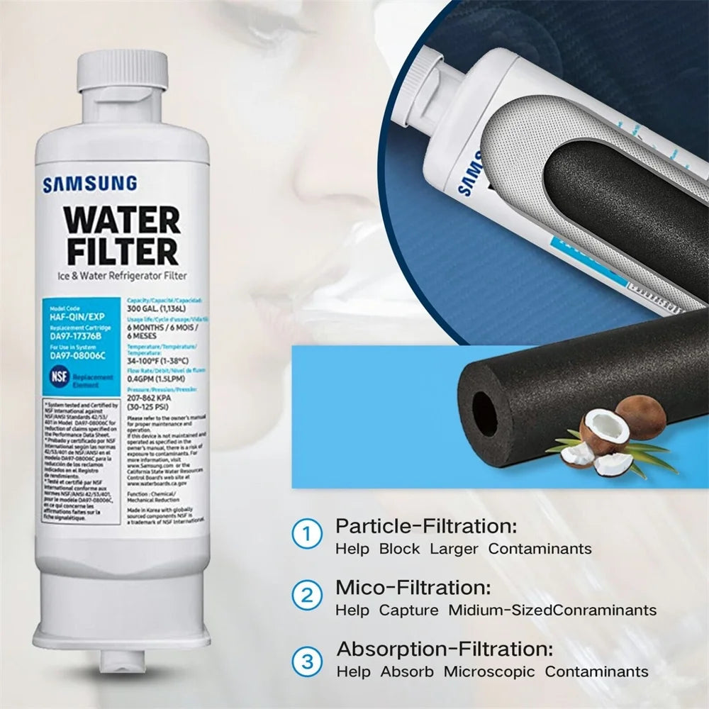 2 Pack Refrigerator Water Filter K4309