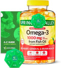 1000mg Omega-3 Fish Oil 120 Softgels with Pill Organizer N3257