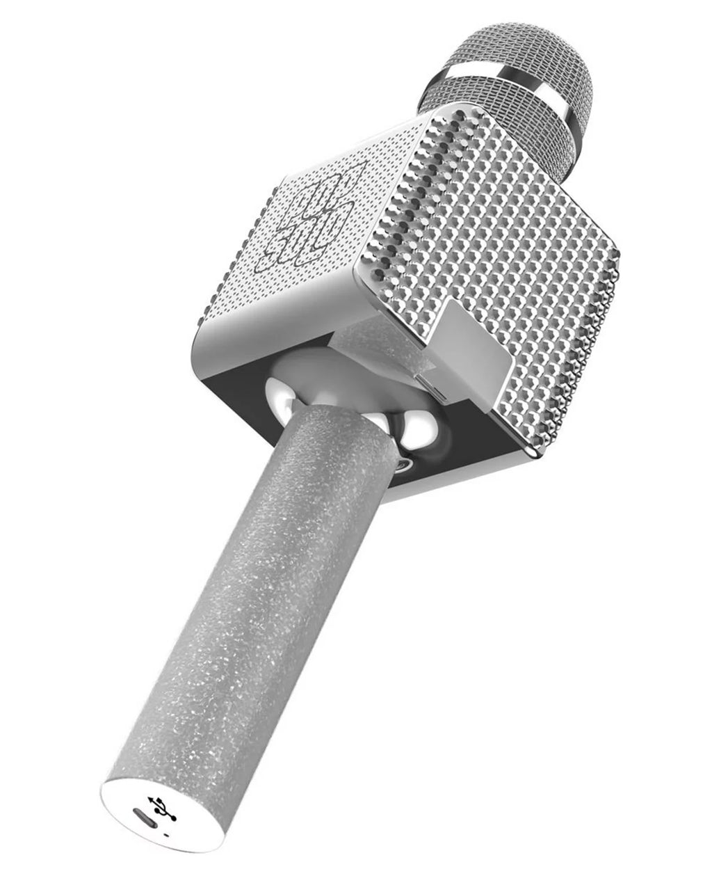 Rechargeable Bluetooth Karaoke Microphone and Voice Mixer with Smartphone Holder K427