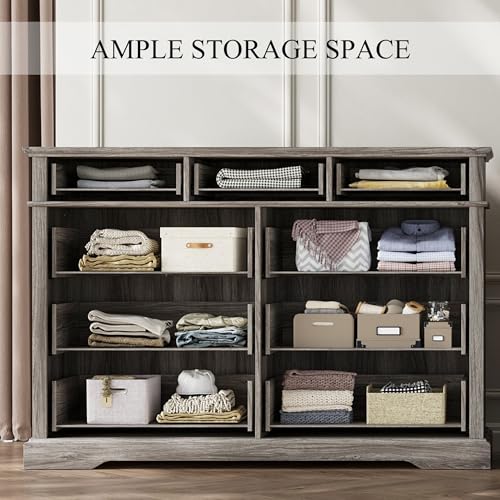 Beige 6 Drawer Wood Dresser H921414