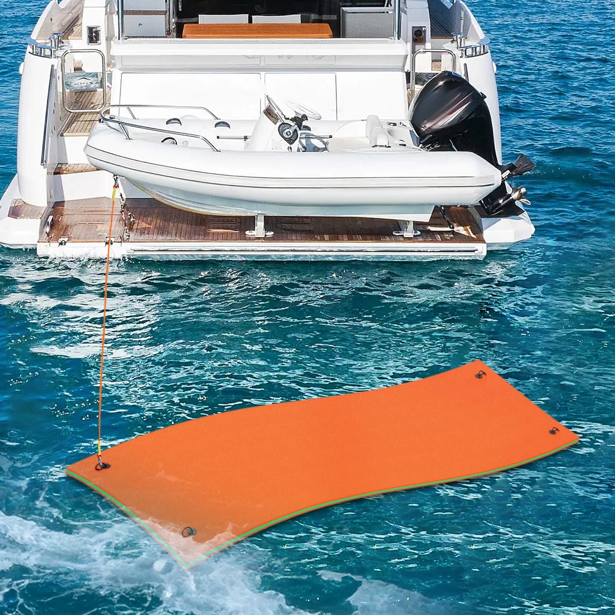 18' x 6' 3-Layer XPE Foam Water Floating Mat A59028
